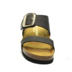 Slipper Zwart leder 1843/964/379 Dr Brinkmann